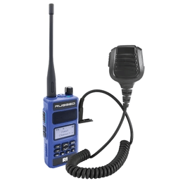 RUGGED HANDHELD RADIO AND MIC